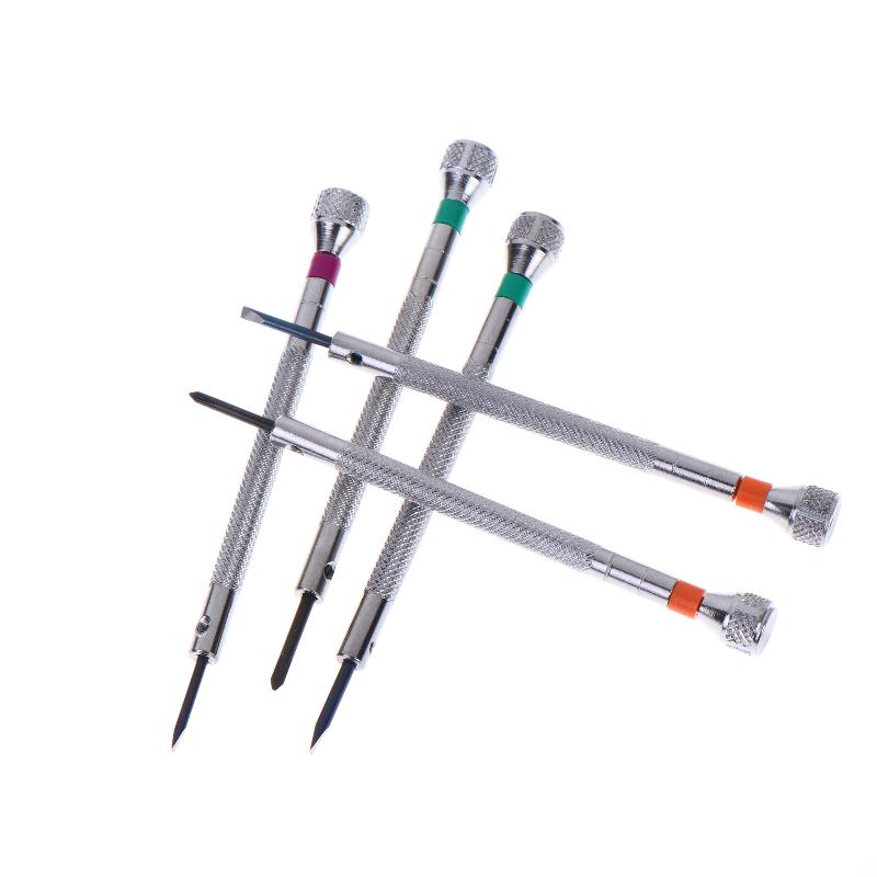 

13pcs/Set High Quality Silver 0.6-2.0mm Precision Screwdriver Set Iron Micro Cross Repair Kit For Watches Glasses Jewelry