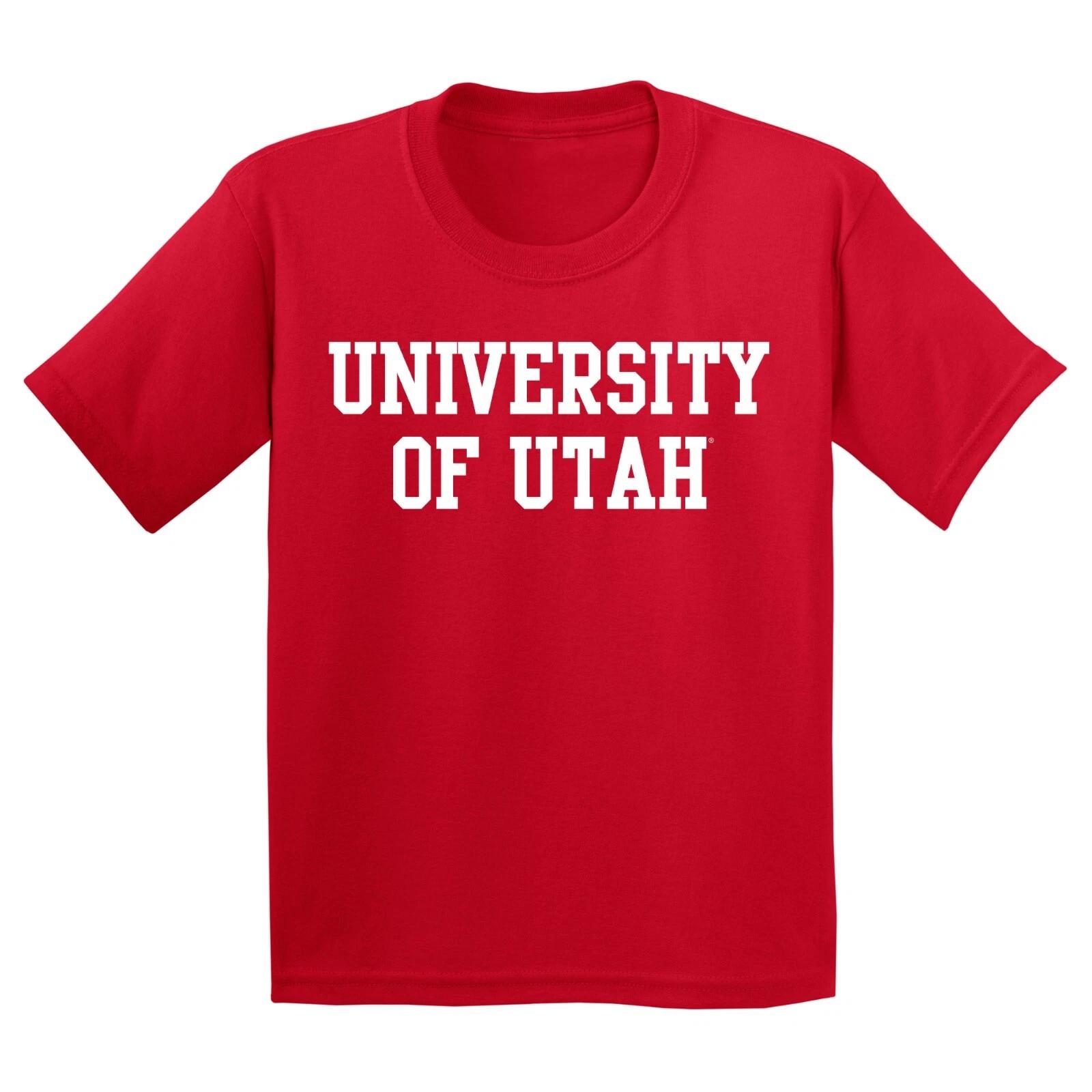 Utah Utes Basic Block Youth T-Shirt - Red XL