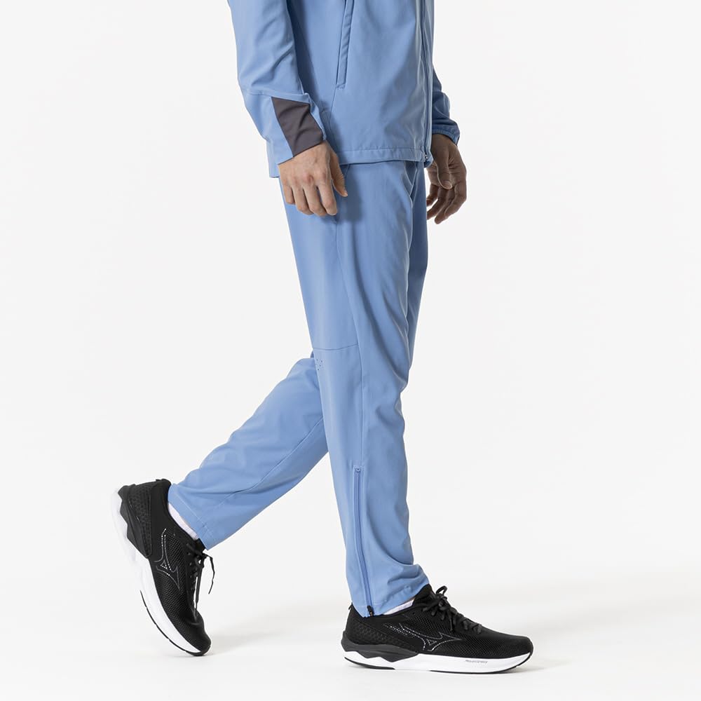 Mizuno Training Wear Stretch Cross Pants, Jersey, Player-Specific, MUGEN Color, 32MDB503, Parisian Blue
