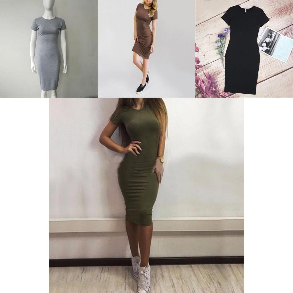 Elegant Womens Short Sleeve Bodycon Pencil Dress For Summer Casual Plus Sizes