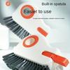 1pc 2-in-1 Window Gap Cleaning Artifact Household Cleaning Tools To Clean The Window Groove Corner Brush.