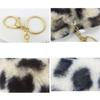 Fur Ball Keyrings for Women Girls Bag Accessory Phone Handbag Charm Tote