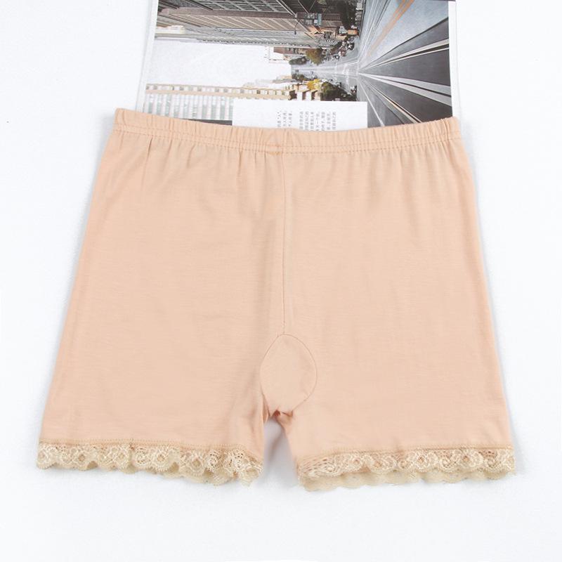 Frühling Sommer Übergröße Damen Spitze Modal Sicherheitshose & Unterwäsche
