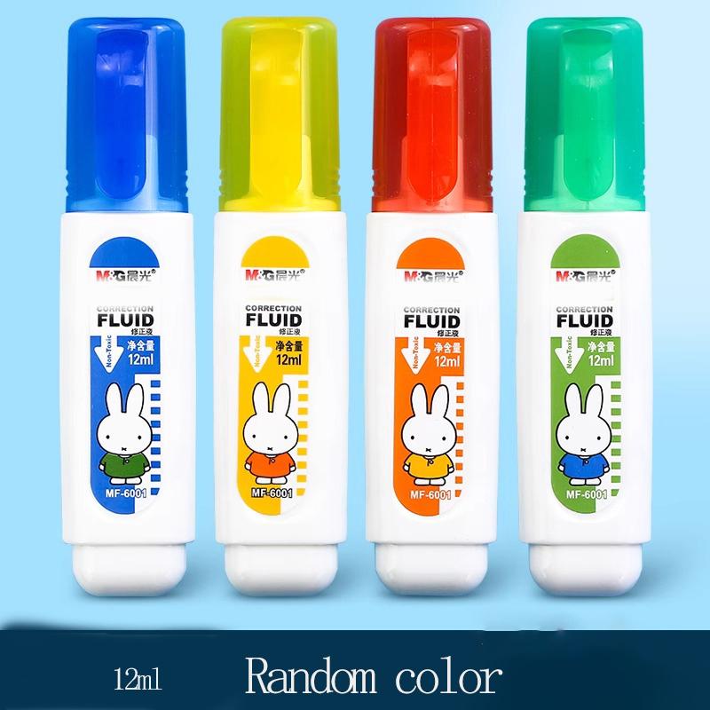 M&G Quick-Drying Correction Fluid 12ml Student Error Elimination Writing Go Correction Fluid for Office & School Supplies