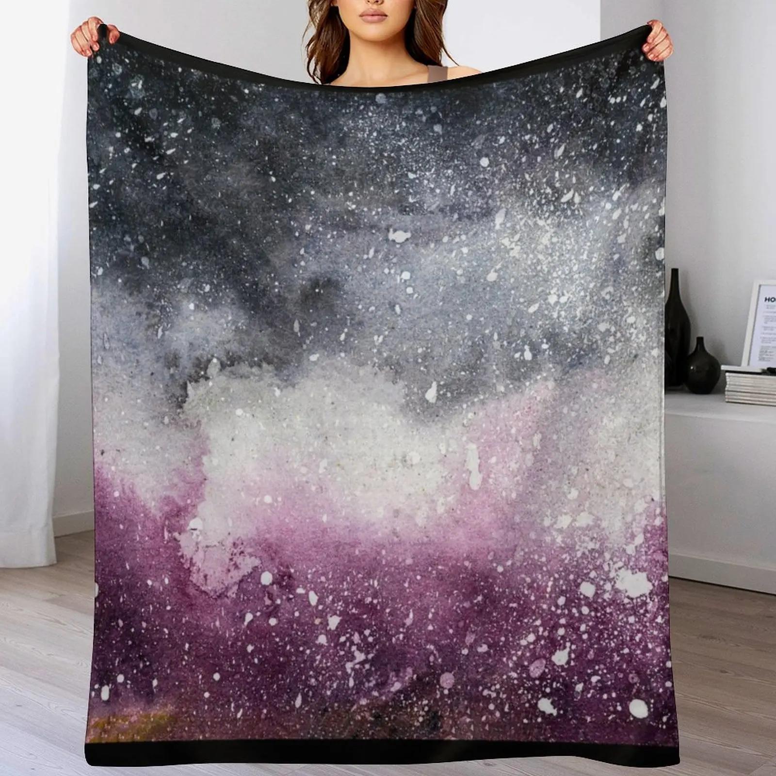 Ace Pride Galaxy Throw Blanket Breathable Lightweight Blanket for Adults Kids 102x76cm(40x30in)