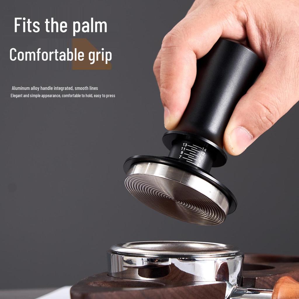 Adjustable Coffee Tamper with Scale - Balanced Constant Force Hammer