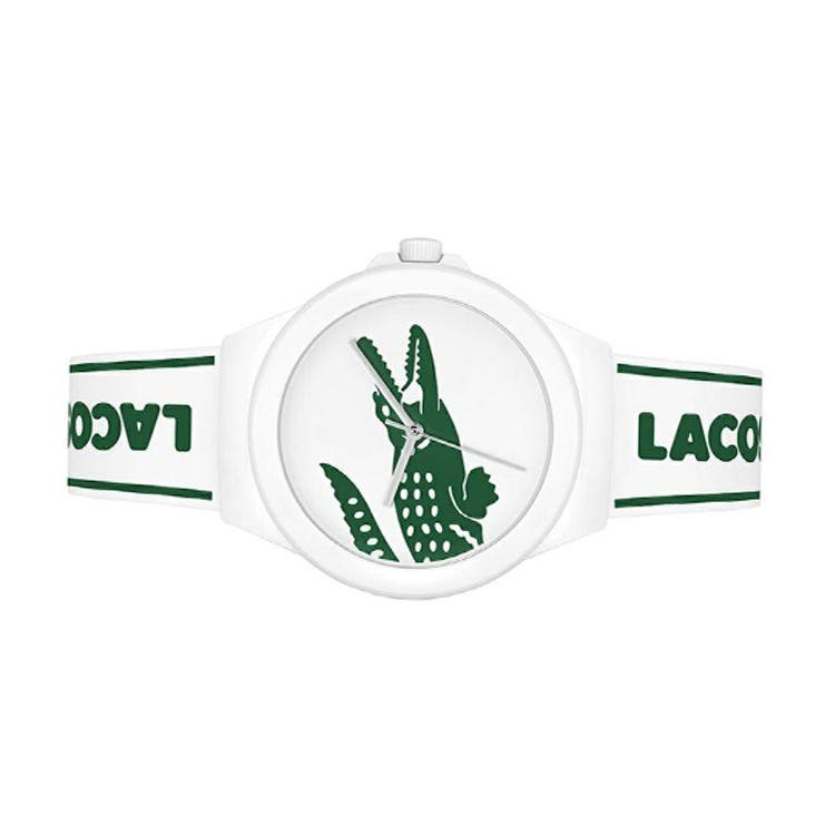 Lacoste Neocroc Series Watch Quartz Movement Silicone Strap 38mm White Dial Men Watches 2001347