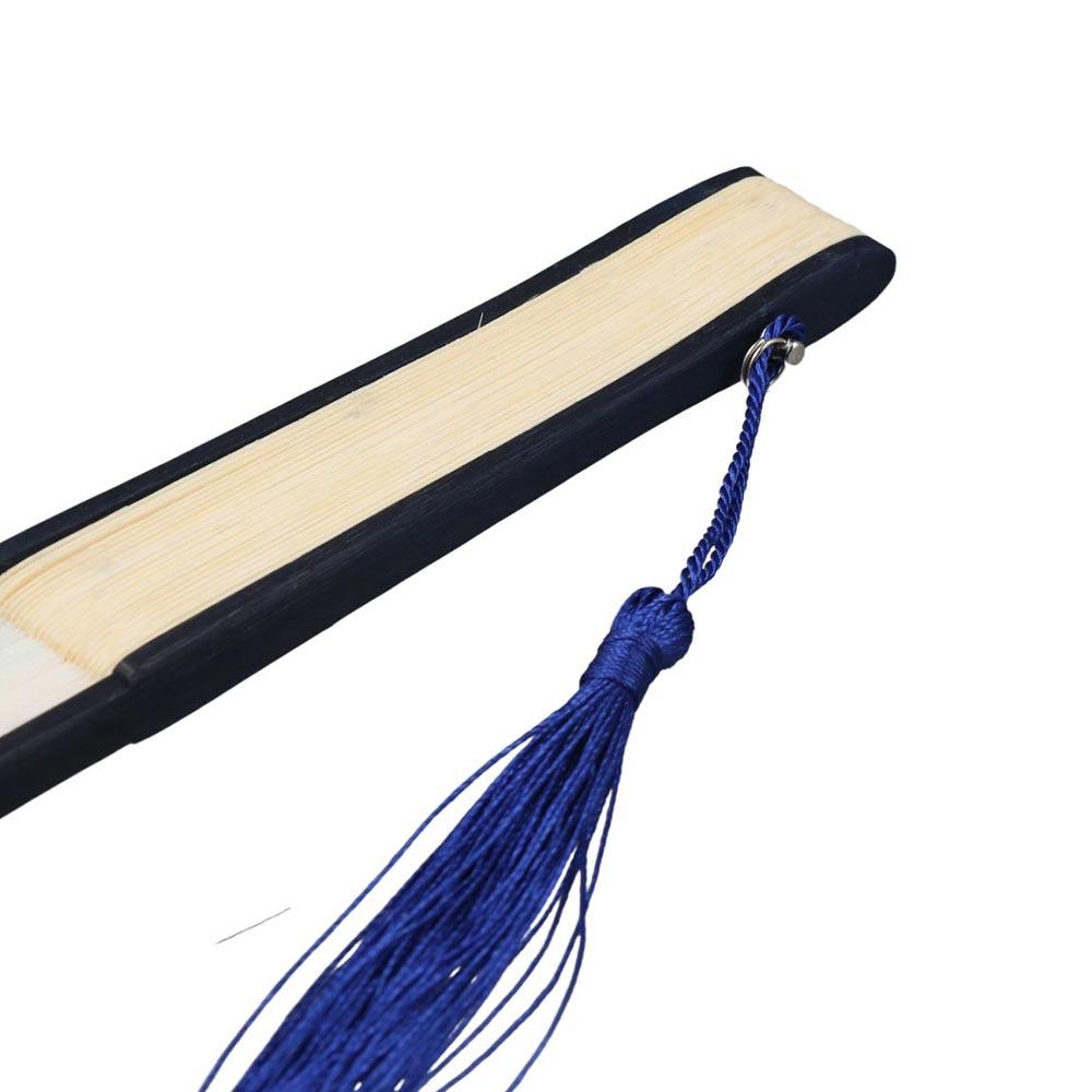 Style Summer Gift Handmade Bamboo Wooden Fan Crafts Folding Fan Dance Hand Fan Home Decoration