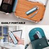 Portable Travel Pill Box Metal 7 Day Pill Case Organizer Waterproof Aluminum Alloy Travel Pill Case Container for Vitamins