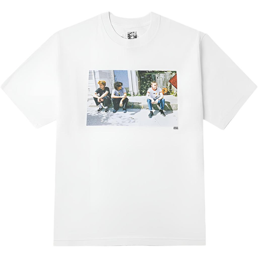Vans X Atiba Kollaboration Weiches Bequemes Einfaches Rundhals Kurzarm T-Shirt Unisex Oberteile VN000QJPWHT