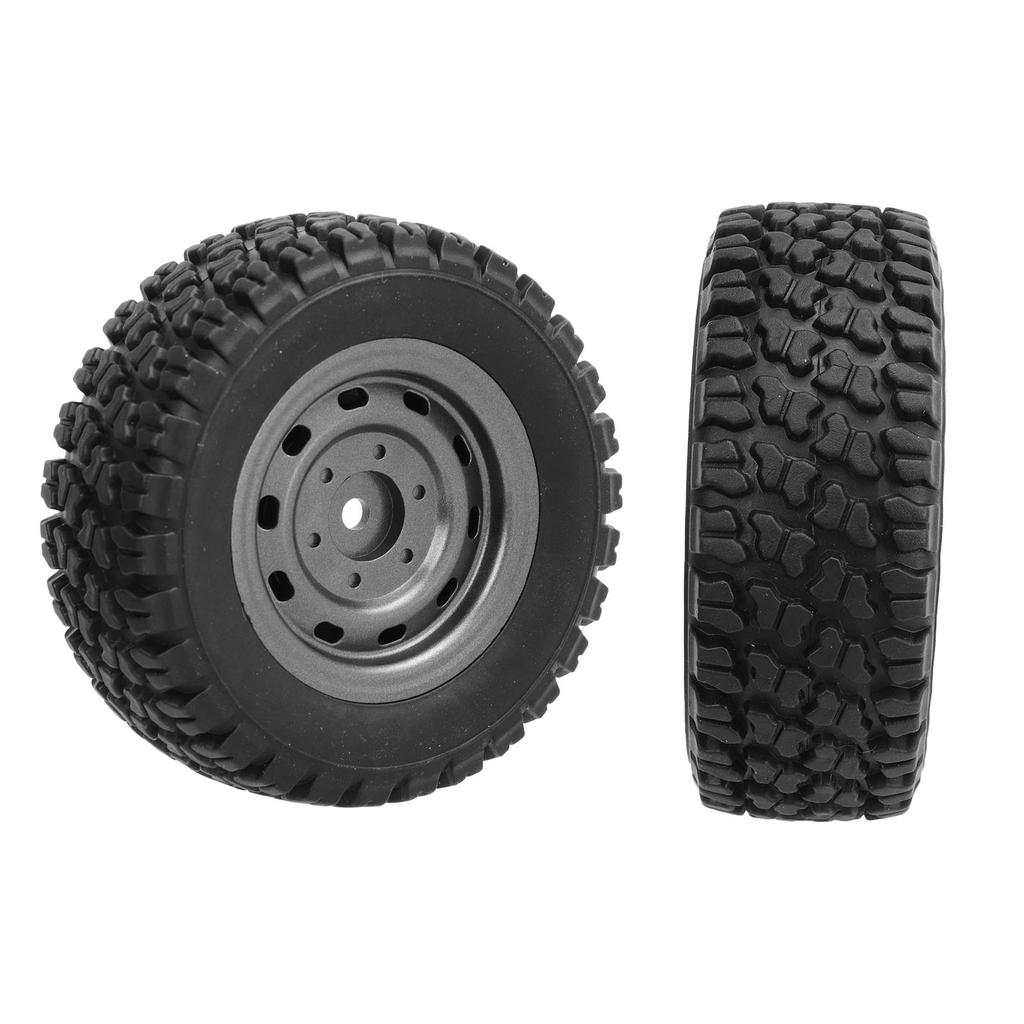 2 Pcs 82mm RC Car Tire 31mm Width 12mm Hex Adapter Spare Part for SCY 16103 1/16 RC Off Road Car