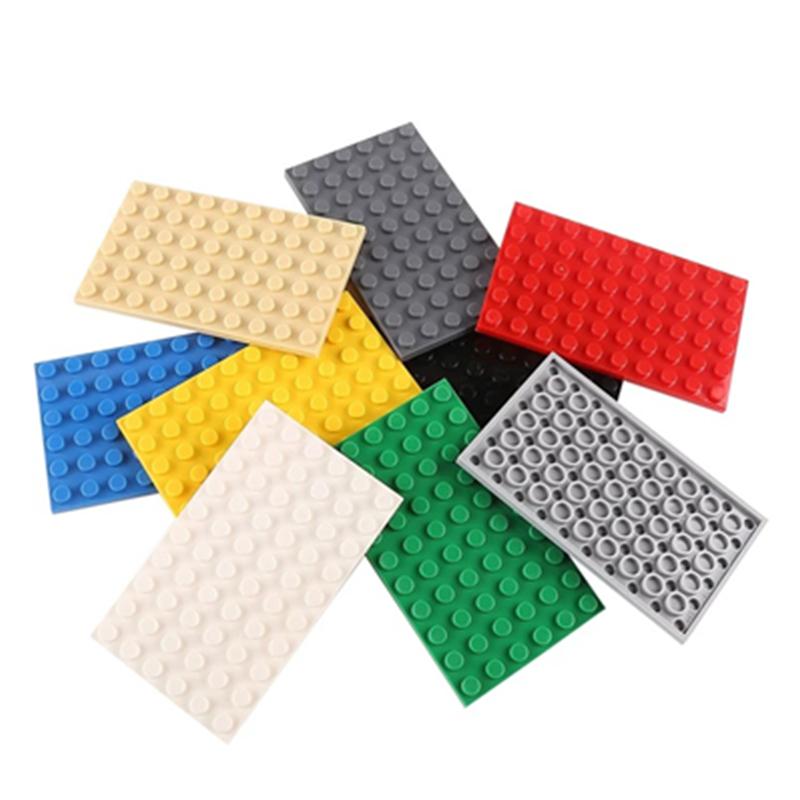 10PCS PLATE 6x10 Dots Compatible with 3033 Baseplate Self-Locking Bricks Building Blocks Toys Accessories