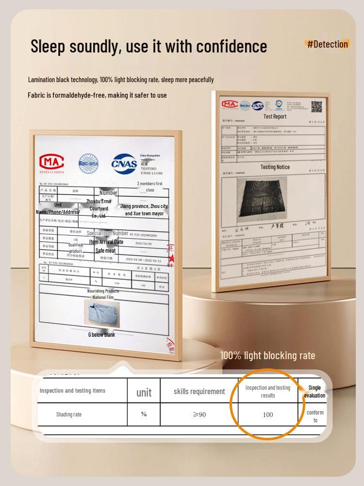 U-Shaped Ceiling-Mount Dorm Mosquito Net & Blackout Curtain for Bunk Beds