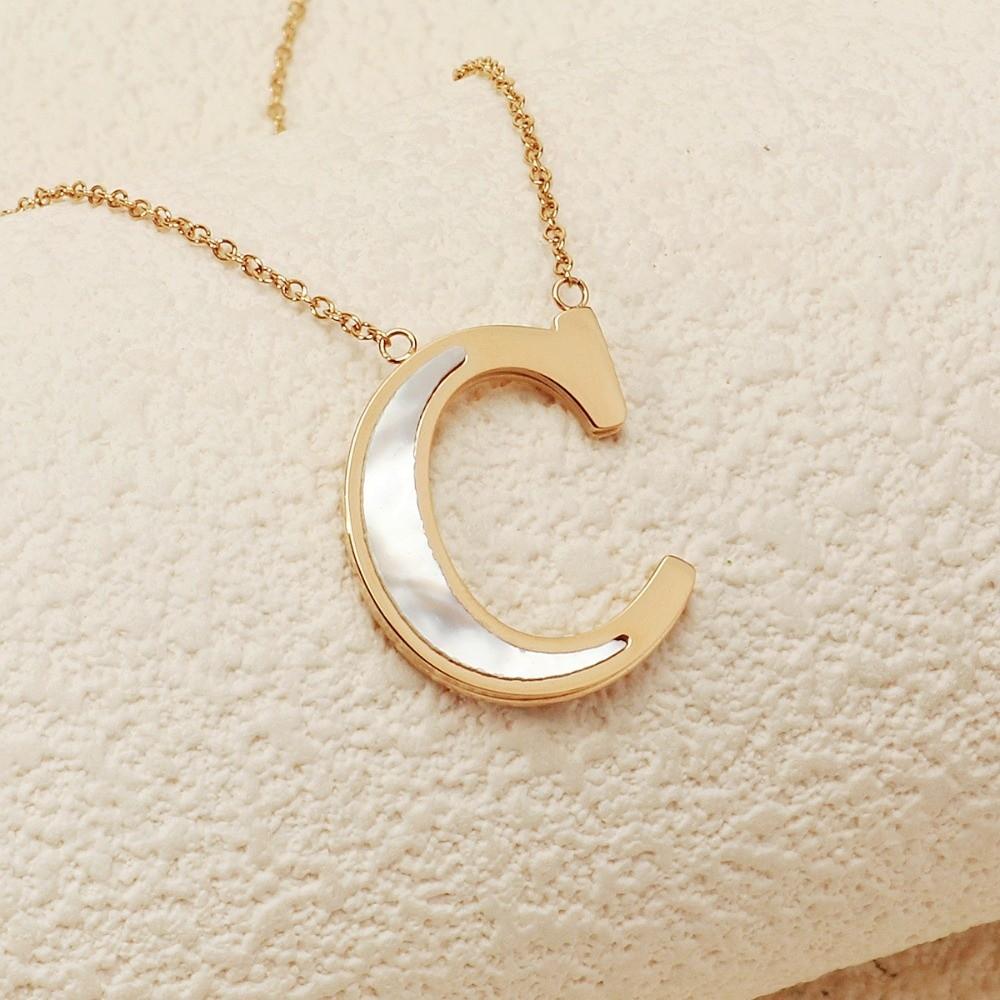 English Letter English Letter Necklace Combination Name Couple Clavicle Chain  Unisex