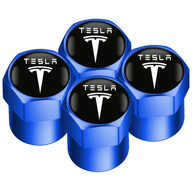 

Car Tire Wheel Valve Caps Cover & Suede Car Key Chain Ring Keychain For Tesla model 3 model X Y style Roadster Accessories
