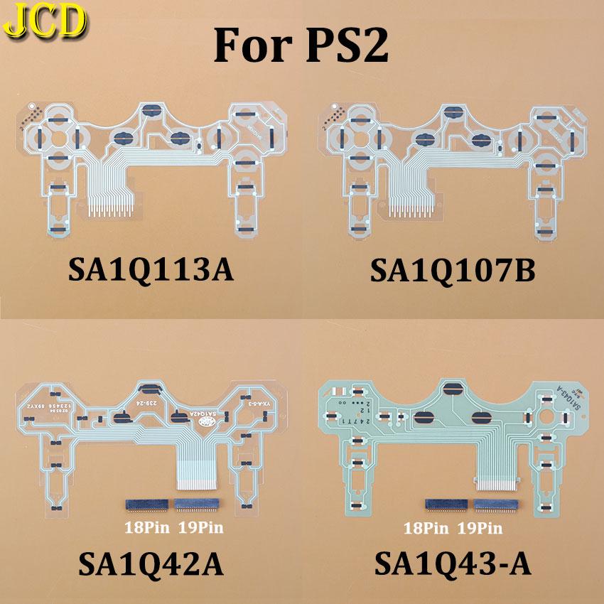 JCD 1 Piece Ribbon Circuit Board Joystick Flex Cable Conductive Film For PS2 SA1Q42A SA1Q43-A SA1Q107B SA1Q113A Controller