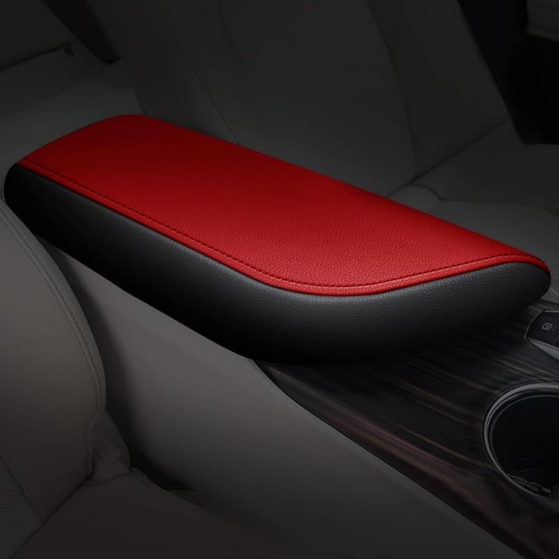 AOMSAZTO Center Console Cover Ized Armrest Cover Compatible With 2018-2024 Toyota Camry, Leather Arm Rest Covering For Car, Well-Make Durable Console