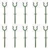 Pack Of 10 Green Plastic Garden Hose Guides For Secure Lawn Irrigation And Maintenance