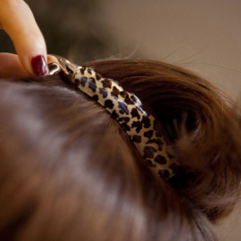 Acrylic Sexy Girls Accessories Leopard Women Hair Hairpins Banana Clip