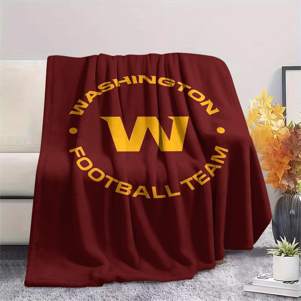 Washington Commanders Print Flannel Blanket, High quality Comfortable for All Seasons, Home Decor, Warmth and Comfort, Perfect for Christmas Gifts