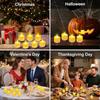 Rechargeable Tea Lights Candles 12pcs Flameless Flickering Candles with Remote Control Timer & Charging Base, Decoration