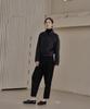 Kkeulle Tuck Twill Pants_Black