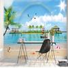Beach 3d Wallpaper Rainbow Landscape Wall Mural Living Room Bedroom Home Decoration Wallpaper
