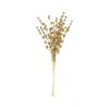 Weihnachtsbaumschmuck-Set mit Blumensteckern, Perlenästen und Glitzer-Pailletten für festliche Tischdekorationen