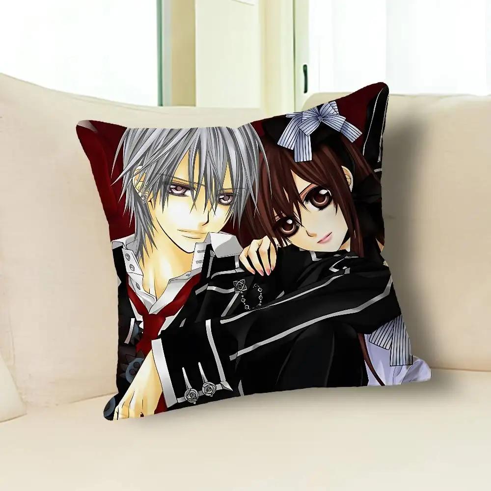V-Vampire Comics K-Knights Pillow Cases for Bedroom Living Room Sofa Home Decor Polyester Cushion Cover with Zipper