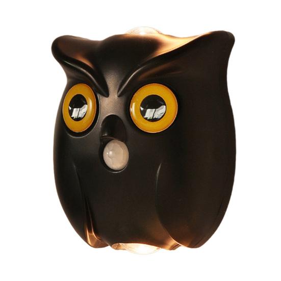 Owl Wall Lamp Rechargeable Motion Sensor Light with Dual-Glow Up And Down Soft Lighting Magnetic No-Drill