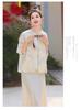 2025 Spring/Summer Women's Round Neck Embroidered Jacket - New Chinese Style YW8997