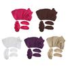 4pcs Massage Table Bed Fitted Sheets Pad Gesicht Wiege Pillow Covers Set 185x60cm/7x0 inch