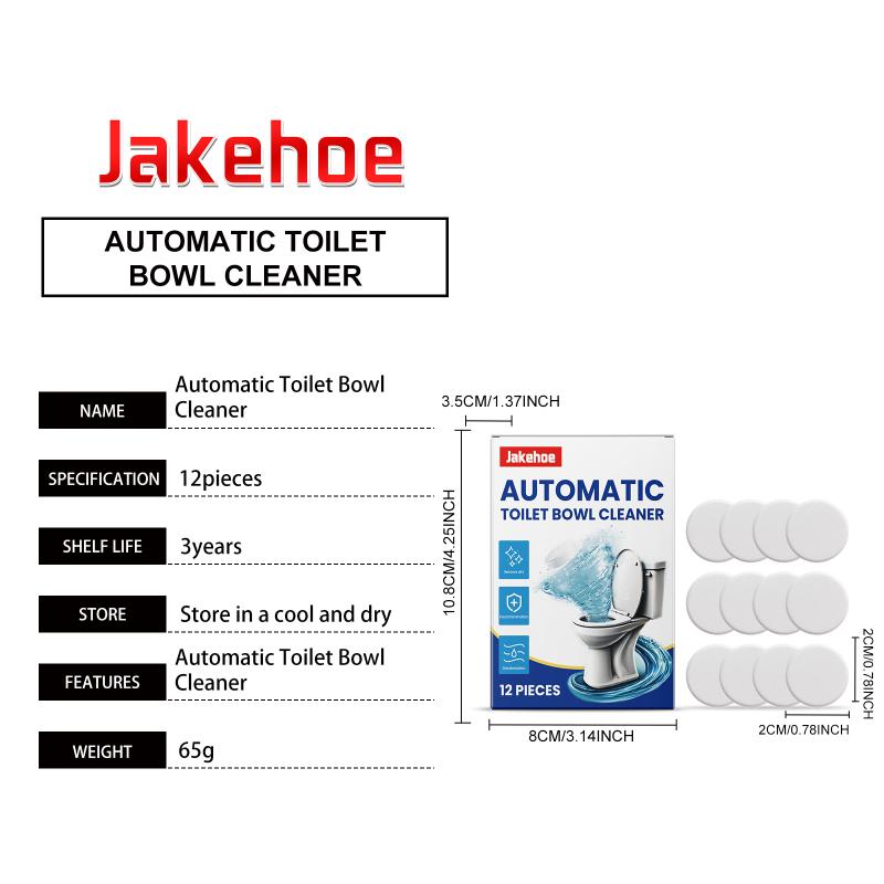 12 Pezzi Pastiglie Detergenti per WC Automatiche Con Detergente per WC Disincrostante Deodorante per WC Domestico