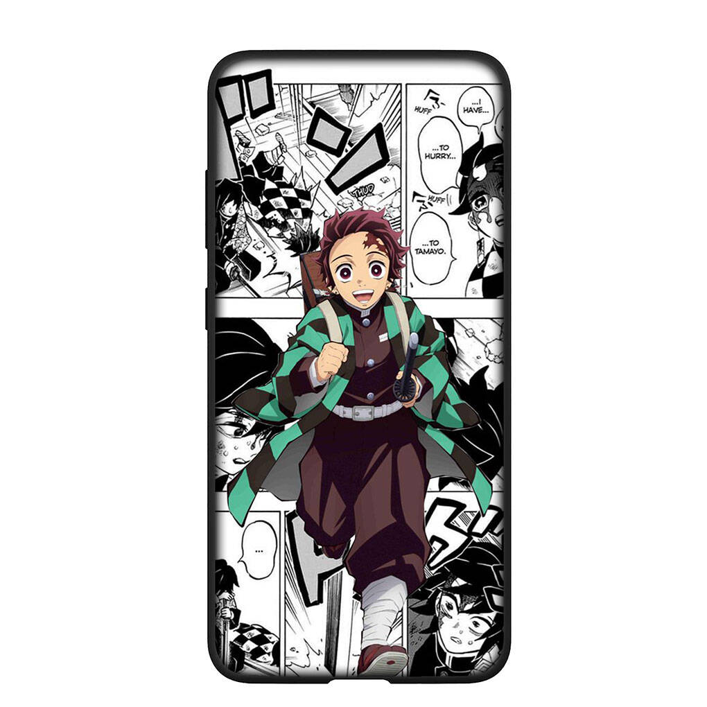 Case for Samsung Galaxy S25 S23 S22 S24 Ultra FE A05 A06 A15 A16 A36 A37 A35 A54 A55 A56 A57 A25 A26 A53 A17 Comics Kamado Tanjirou Demon Slayer Cover