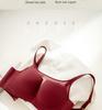 Rose Rendezvous: Red Seamless Push-Up Bra for Comfort and Enhancement