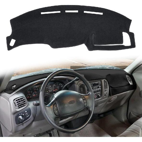 Dashboard Cover Fit For Ford F150/F250/Expedition/F150 Heritage 1997 1998 1999 2000 2001 2002 2003,Dash Cover Mat Pad Carpet Protector Without