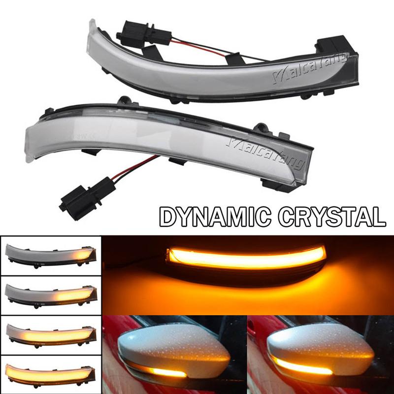 LED Dynamic Turn Signal Light Side Mirror Sequential Indicator For VW Jetta Golf Voyage FOX Saveiro Gol G5 G6 G7 G8 UP Spacefox