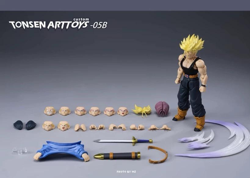 

Tonsen Tonsenarttoys Arttoys Kamione Figure Super Saiyan Ssj2 Trunks 05A 05B Action Figures Torankusu Model Toys Collect Gifts