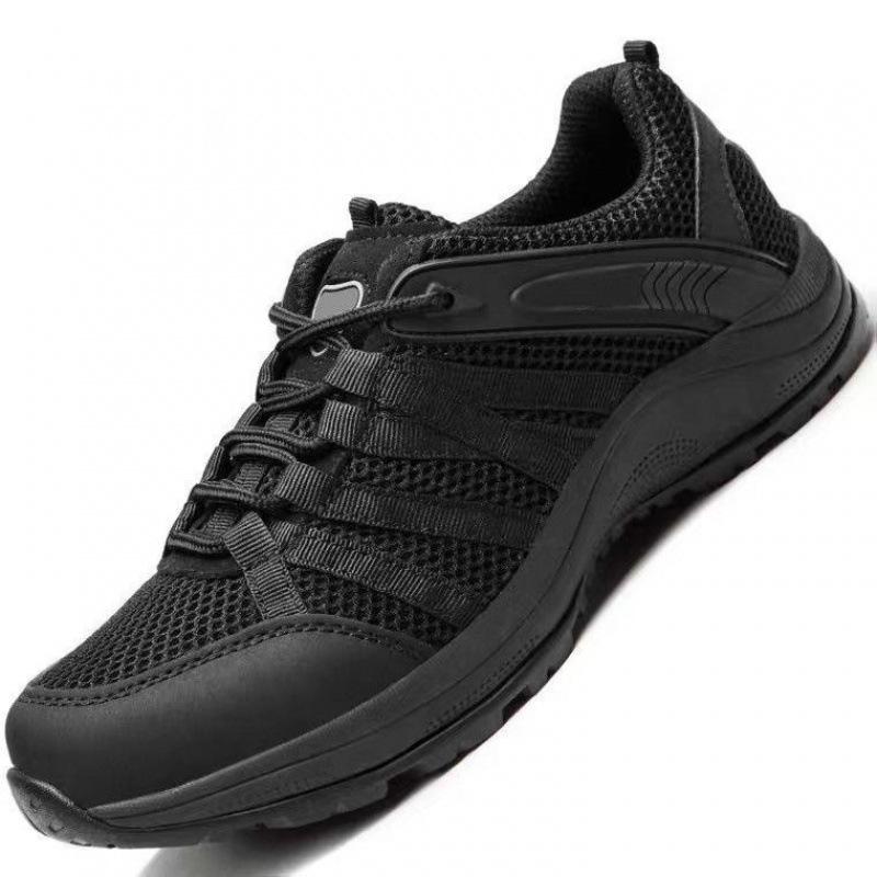 

New mesh training shoes, security shoes, training shoes, rubber shoes, black off-road running shoes, sports shoes, breathable hiking shoes 46