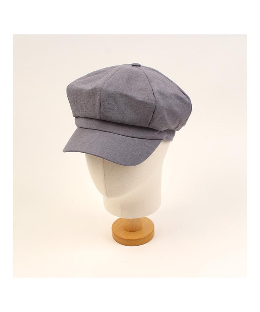 Yunibeosyeolkemiseuteuli Cool Gray Linen Newsboy Cap