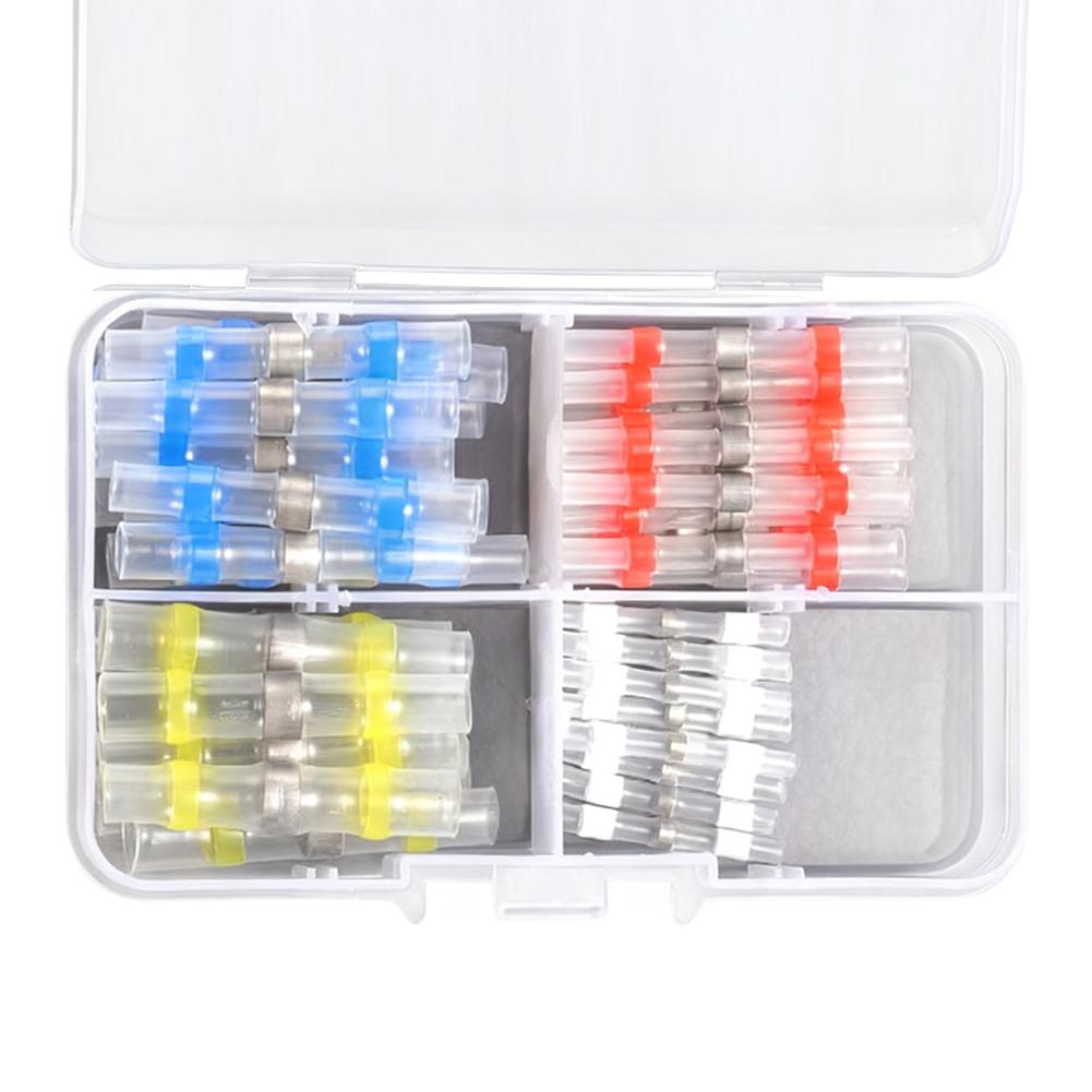 

Heat Shrink Butt Connectors Solderless Terminals Waterproof Insulated Electrical Wire Splice Kit for Car Audio Automotive Repair