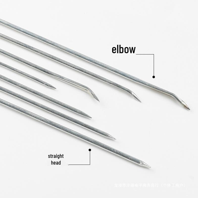 Large Burlap Knitting Bag with Thickened Needle and Snakeskin Pattern