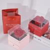 Valentine's Day Rose Jewelry & Lipstick Acrylic Gift Box