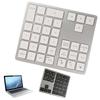 2.4G Bluetooth-Compatible Number Pad USB Rechargeable 35 Keys Wireless Numpad Ultra-thin Digital Keyboard for MacBook Pro/Air