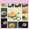 Adorable Simulated Food Mini Bowl Key Chain Pendant Decorations