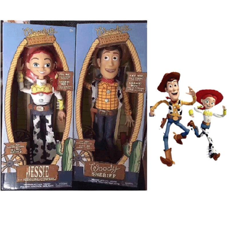 Toy Story 4 Figure da Collezione Woody Jessie Con Suoni