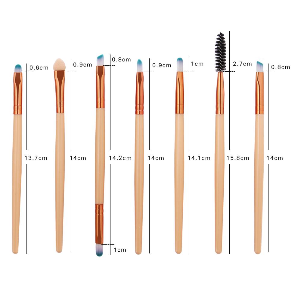 Ensemble de pinceaux de maquillage, pinceaux de maquillage professionnels pour Contour de beauté, outils pour fard à paupières