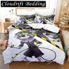 Fashion 3D Printing Anime Murder Drones Bedding Set Cartoon Three-piece Set Adult Boys Bedroom Duvet Cover Sets Home Textiles