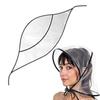 Waterproof Rain Hat Reusable PE Headwear Waterproof PE Ladies Rain Hat For Women Lady Girlfriend Mother Travel Shopping