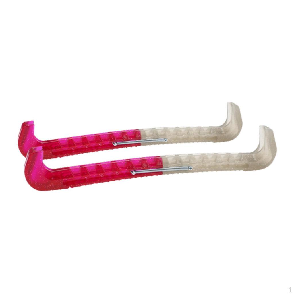 2 Pieces Figure Ice Skate Guards Hockey Blade Covers Fashion AntiSlip Protector for